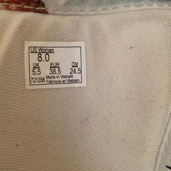 Vans Atwood Low Ivory Brown Pineapple Print Canvas Skateboarding Sneakers Size 8 - Picture 5 of 13